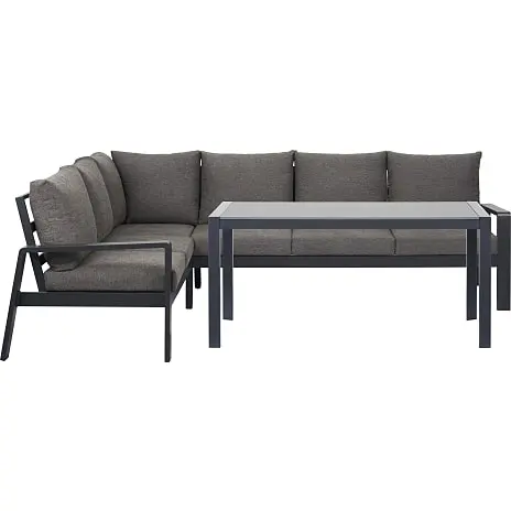 Andre Mærker Palamos Hjørnesofa - Aluminium/polyester - Grå - Billede 6