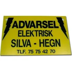 Nordic Fence Advarselsskilt