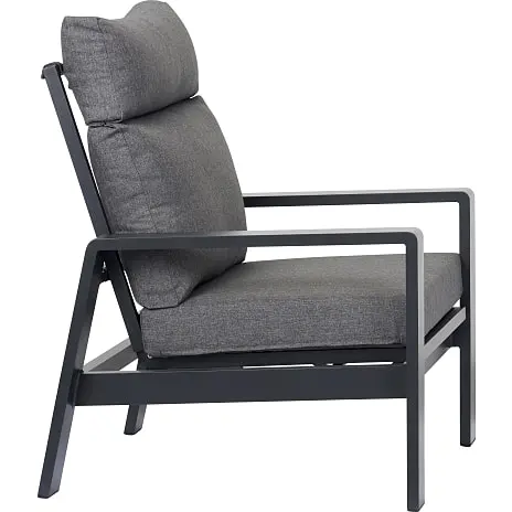 Andre Mærker Palamos Positionsloungestol - Aluminium/Polyester - Grå - Billede 4