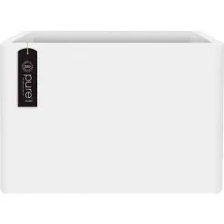 Elho Pure Soft Brick Divider Krukke Med Hjul - Hvid