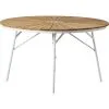 Andre Mærker Kerteminde Teak Havebord Ø130 Cm, Hvidt Stel