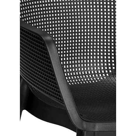 Andre Mærker Julie Havemøbelsæt Med 4 Elisa Stole - Mørkegrå - Billede 3