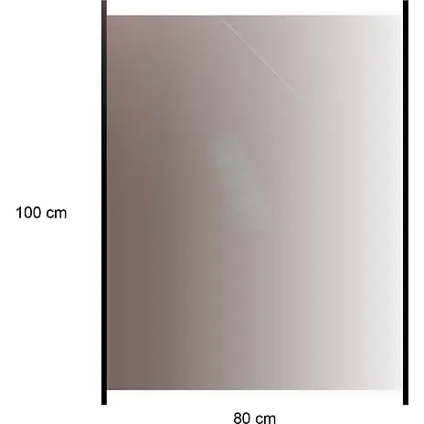 Nordic Glashavehegn Med Aluliste - Røgfarvet