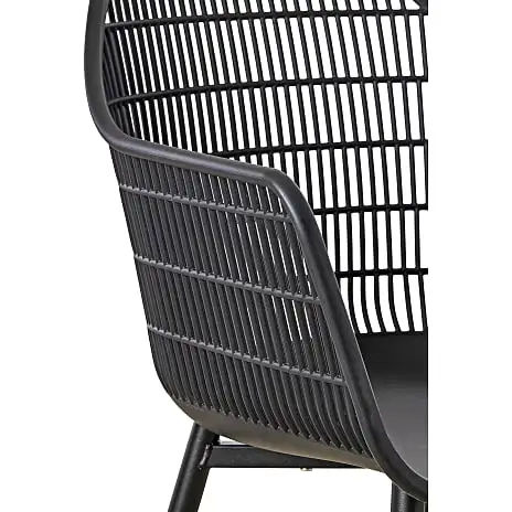 Andre Mærker Melville Havemøbelsæt M. San Jose Stole - Sort - Billede 5