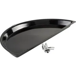 Bon-Fire Halv BBQ Pande - Sort Emalje