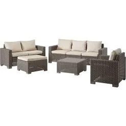 Keter California Loungesæt - Cappuccino