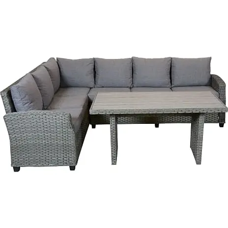 Vila Orust Loungesæt Grå M/hjørnesofa - Billede 3