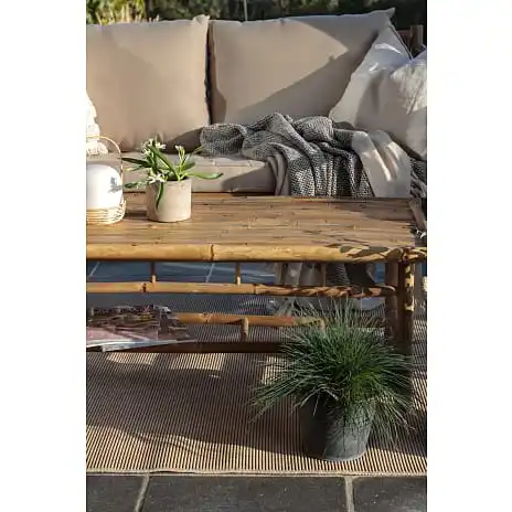 Andre Mærker Vero Bambus Loungesæt Med 4 Dele - Natur - Billede 8