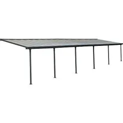 Canopia By Palram Palram - Canopia Feria Terrasseoverdækning Sampak 30,7 M2 - Antracitgrå