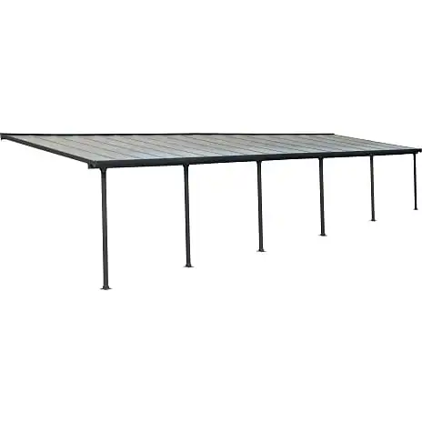 Canopia By Palram Palram - Canopia Feria Terrasseoverdækning Sampak 30,7 M2 - Antracitgrå