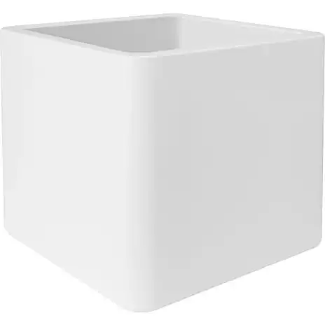 Elho Pure Soft Brick Krukke Med Hjul - Hvid