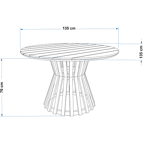 Andre Mærker Ystad Havebord Med 6 Las Palmas Havestole - Billede 7