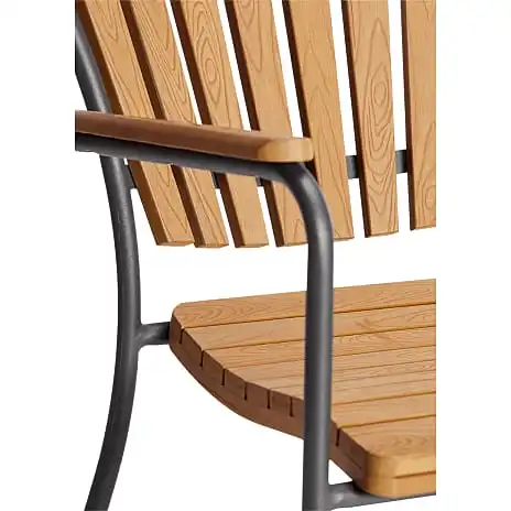 Kerteminde Nonwood Havestol, Antracit Stel - Billede 2