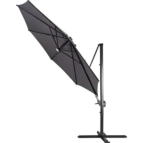 Andre Mærker Panama Hængeparasol Ø350 Cm, Uden Fod - Sort - Billede 7