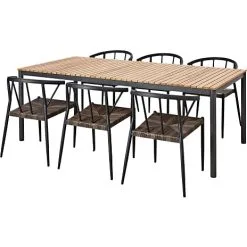 Andre Mærker Mood Classic Bord Med 6 Capri Stole