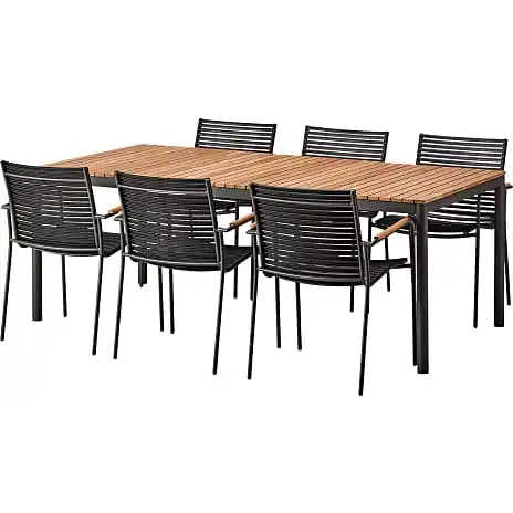 Andre Mærker Mood 208 X 100 Cm Havesæt Med 6 Mood Classic - Antracit