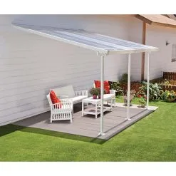 Canopia By Palram Feria Terrasseoverdækning 3x4,25 Meter Hvid 12,5 M2