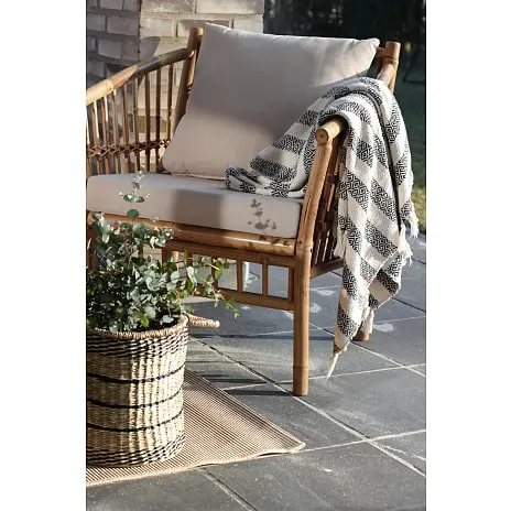 Andre Mærker Vero Bambus Loungesæt Med 4 Dele - Natur - Billede 4