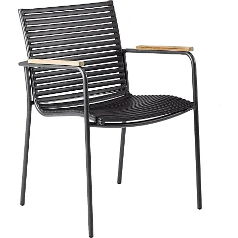 Andre Mærker Kerteminde Teak Cafésæt, Antracit Stel Med 2 Mood Stole - Billede 2