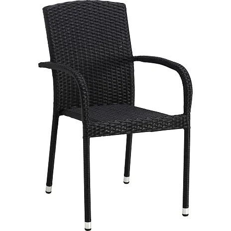 Andre Mærker Carlton Havesæt 205x90 Cm Med 6 York Stole - Teak/sort - Billede 5