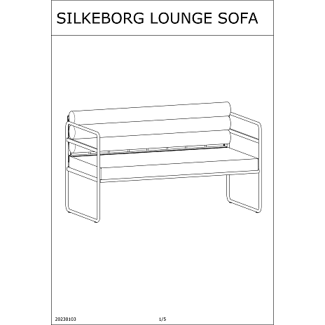 Andre Mærker Silkeborg Loungesæt 4 Dele - Billede 7