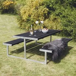 Andre Mærker Brooklyn Bord/bænkesæt - Sort