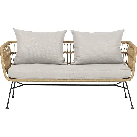 Envy Bergheim 2-pers. Loungesofa M/lysegrå Hynde