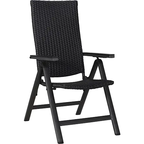 Andre Mærker Santorini 5-positions Havestol - Sort