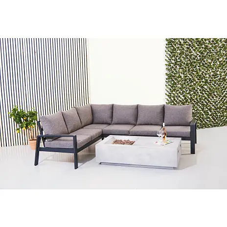 Andre Mærker Palamos Hjørnesofa - Aluminium/polyester - Grå - Billede 12