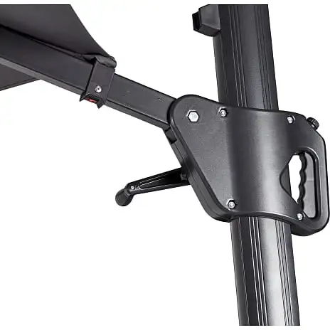 Andre Mærker Panama Hængeparasol Ø350 Cm, Uden Fod - Sort - Billede 9