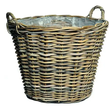 Andre Mærker Paris Kurv Inkl. Plast Med Håndtag Ø: 30 Cm H: 23 Cm - Natur