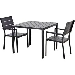 Andre Mærker Carlton Havemøbelsæt Med 2 Carlton Stole - Sort