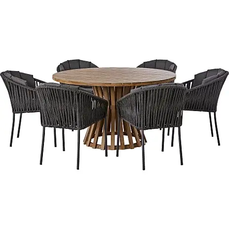 Andre Mærker Ystad Havebord Med 6 Las Palmas Havestole