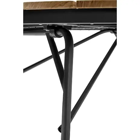 Andre Mærker Kerteminde Teak Bord Ø110cm, Antracit Stel Med 4 Mood Stole - Billede 4