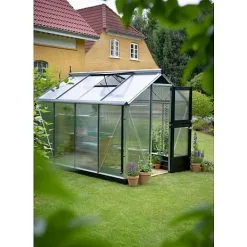 Juliana Compact Drivhus - Aluminium