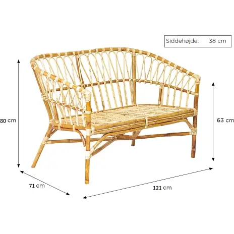 Andre Mærker Harvey Rattan Loungesofa - Billede 2
