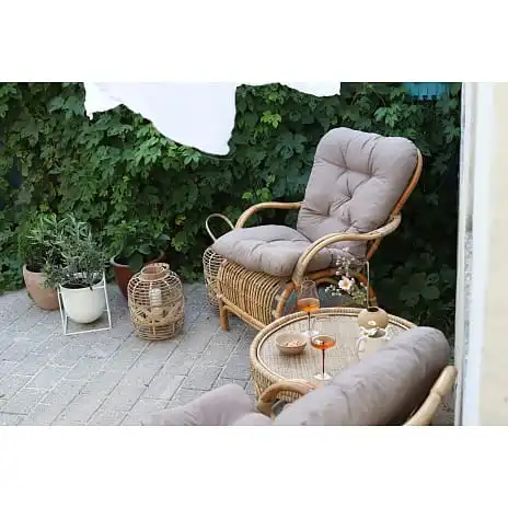 Andre Mærker Suma Rattan Loungestol - Natur - Billede 7