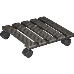 Wagner Rulleplade WPC, Plast Hjul - Antracit