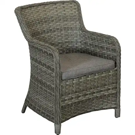 Vila Orust Havemøbelsæt Med 6 Lave Stole - Grå - Billede 9