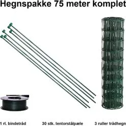 HORTUS Havehegnspakke - 75 Meter