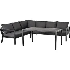 Andre Mærker Belfort Hjørnesofa Med Loungebord - Grå