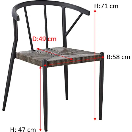 Andre Mærker Mood Classic Bord Med 6 Capri Stole - Billede 7