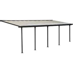 Canopia By Palram Palram - Canopia Feria Terrasseoverdækning Sampak 25,1 M2 - Antracitgrå