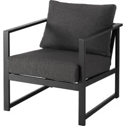 Andre Mærker Marinella Loungestol - Sort/grå