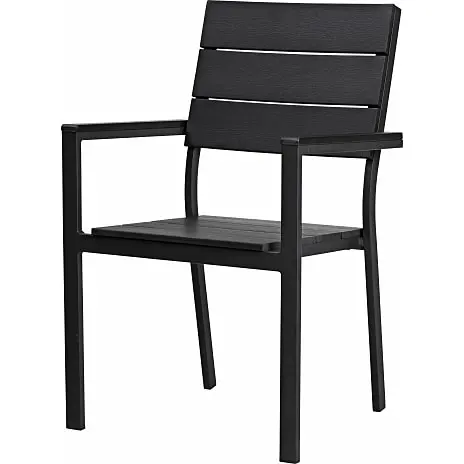 Andre Mærker Carlton Havebord Med 4 Carlton Stole - Sort - Billede 4