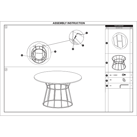 Andre Mærker Arizona Havebord Ø110 Cm - Billede 2