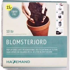 Havemand Popup Blomsterjord - 10 Liter