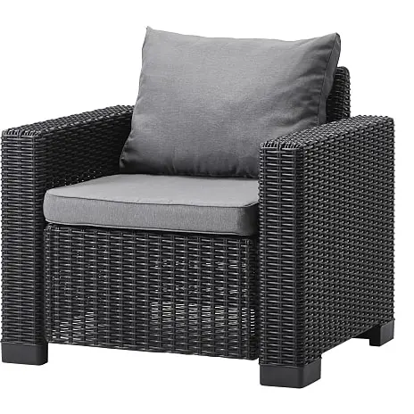 Keter California Loungestol - Mørkegrå