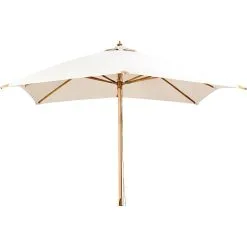 Andre Mærker Calais Parasol 3x3m - Hvid