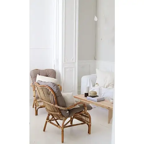 Andre Mærker Suma Rattan Loungestol - Natur - Billede 6